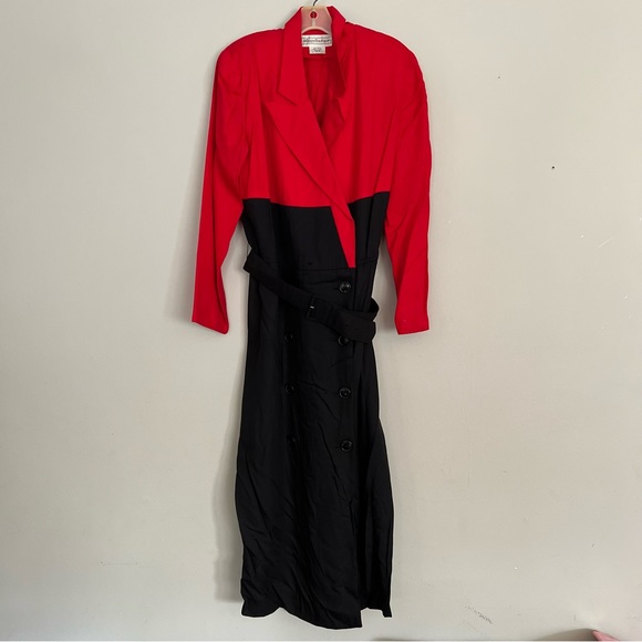 Dresses & Skirts - Vintage Maggie boutique red and black dress